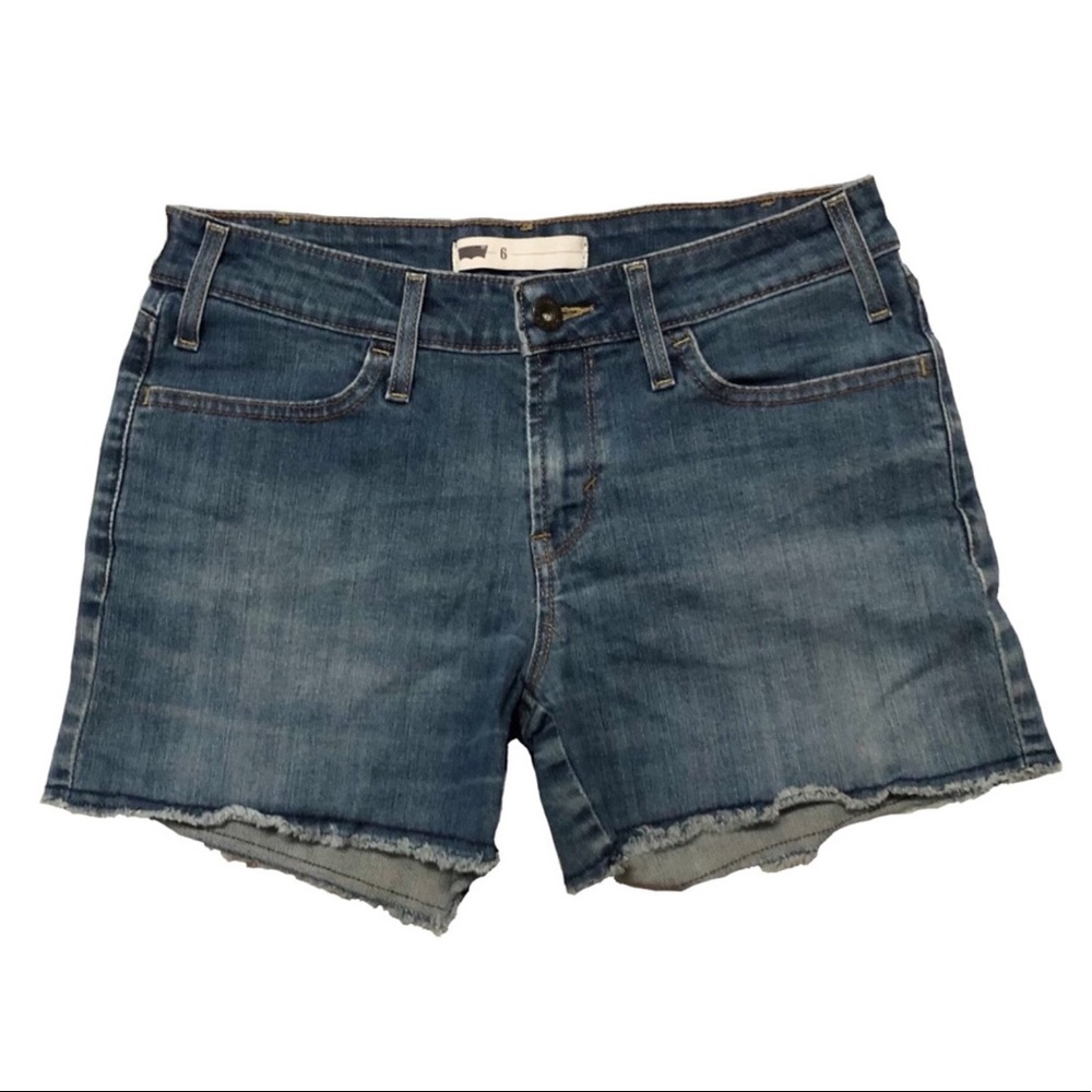 Levi’s Denim Midi Shorts